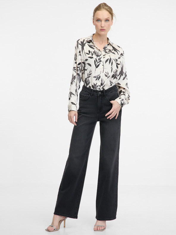 Orsay Šedá dámska košeľa ORSAY