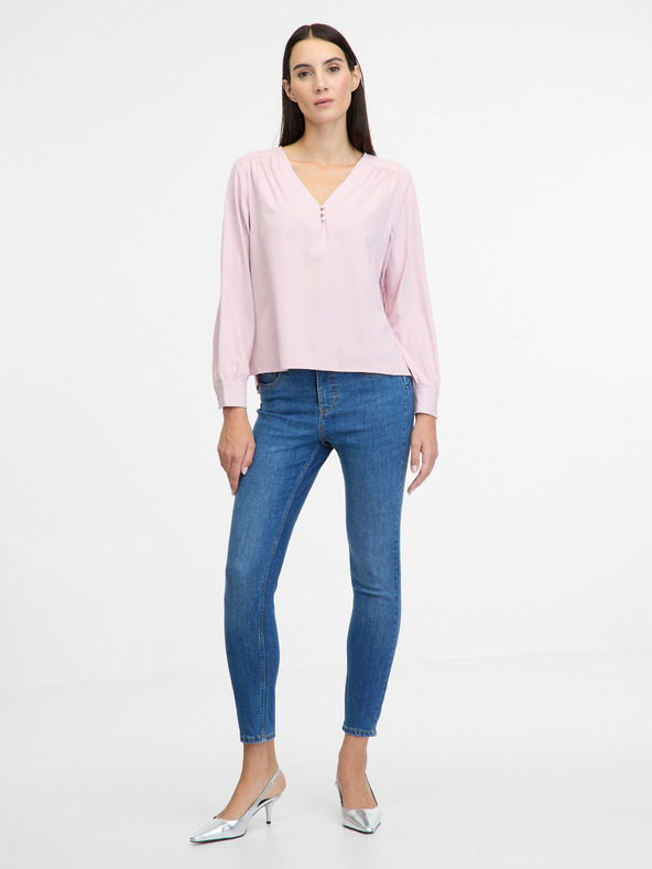 Orsay Svetloružová dámska blúzka ORSAY
