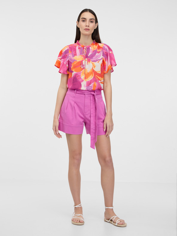 Orsay Ružové dámske džínsové kraťasy ORSAY