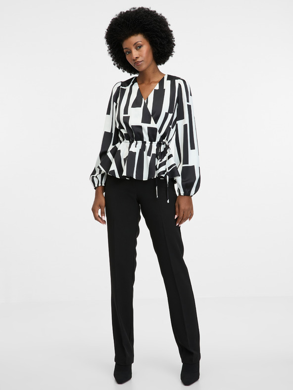 Orsay Čierne dámske nohavice ORSAY