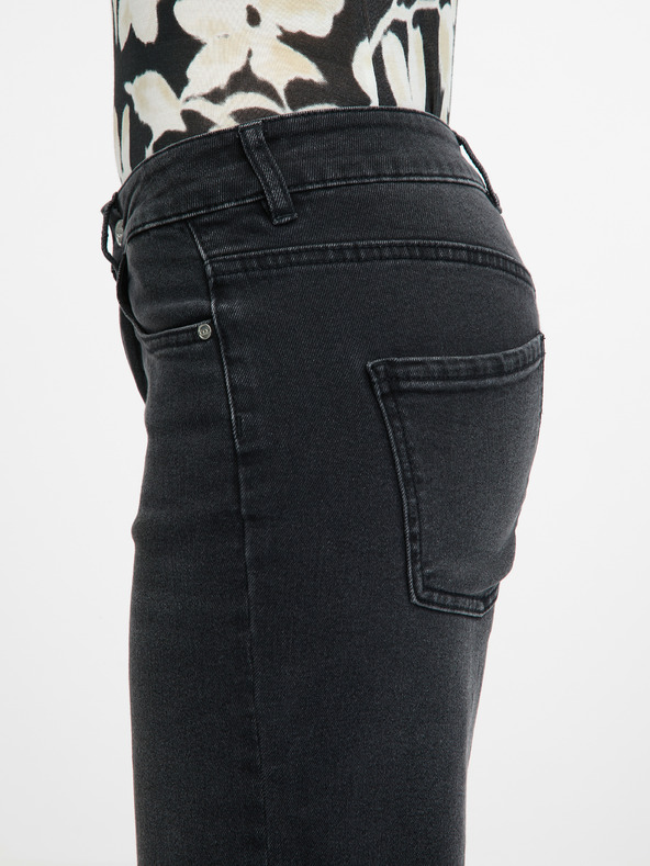 Orsay Čierne dámske široké džínsy ORSAY