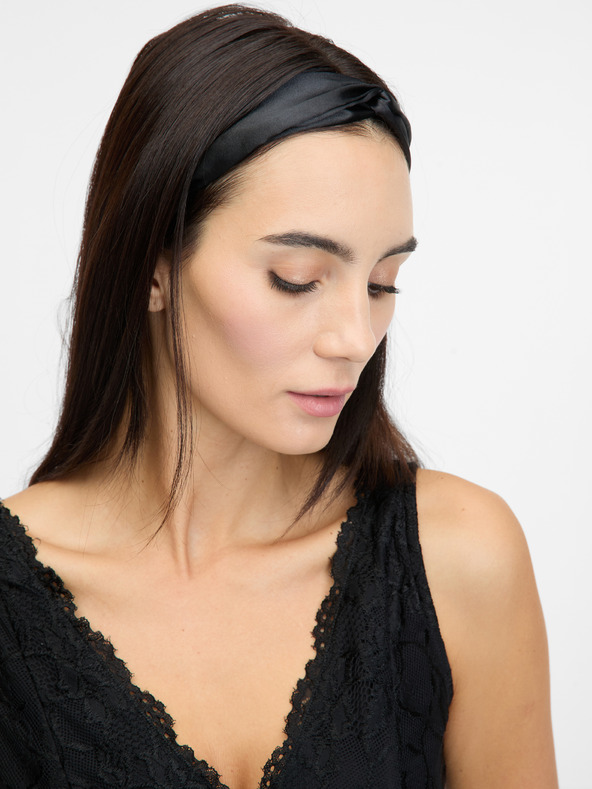 Orsay Čierny dámsky set doplnkov na spanie v darčekovej krabičke ORSAY