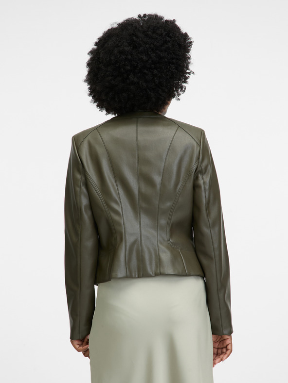 Orsay Kaki dámska koženková bunda ORSAY