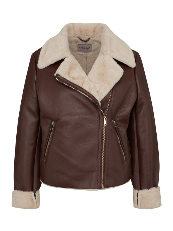 Orsay Hnedá dámska bunda ORSAY