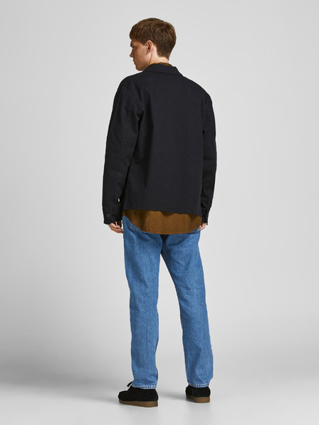 Jack & Jones Modré pánske džínsy voľného strihu Jack & Jones Chris