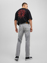 Jack & Jones Svetlošedé pánske džínsy Jack & Jones Chris voľného strihu
