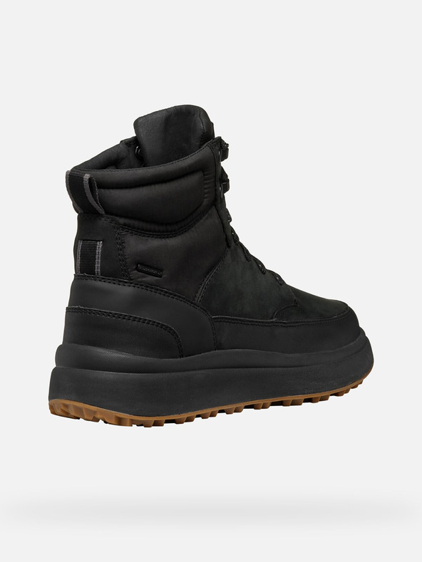 Geox Čierne pánske členkové topánky Geox Granito + Grip A