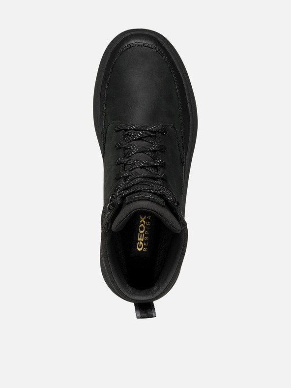 Geox Čierne pánske členkové topánky Geox Granito + Grip A