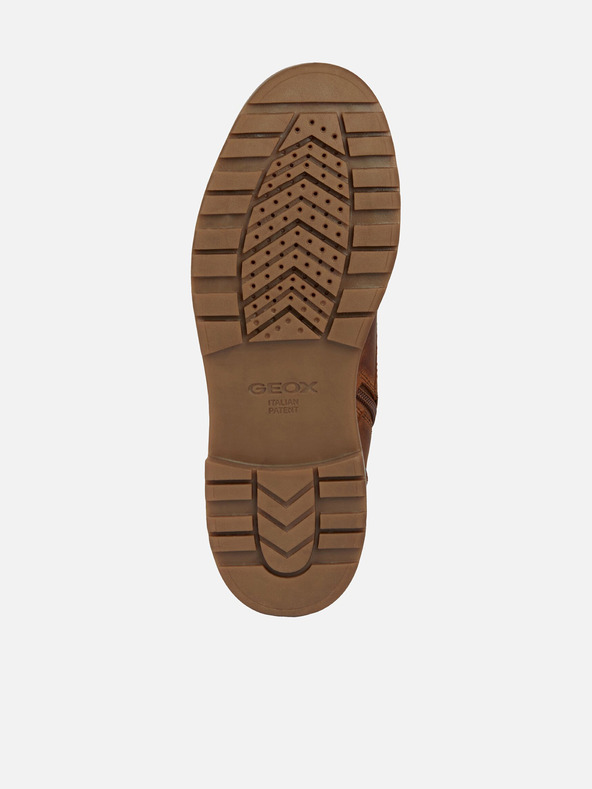 Geox Hnedé pánske členkové topánky Geox Andalo