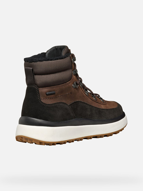 Geox Hnedé pánske členkové topánky Geox Granito + Grip A