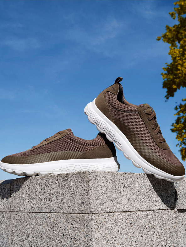 Geox Khaki pánske tenisky Geox Spherica