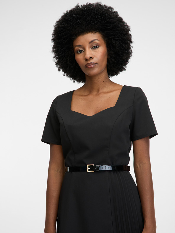 Orsay Čierny dámsky opasok ORSAY