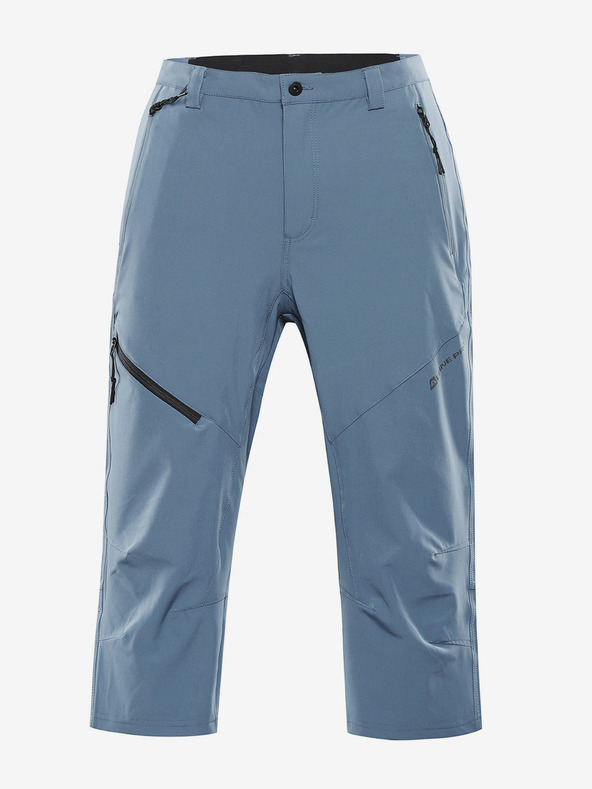 ALPINE PRO Pánske softshellové capri ALPINE PRO WEDER blue mirage