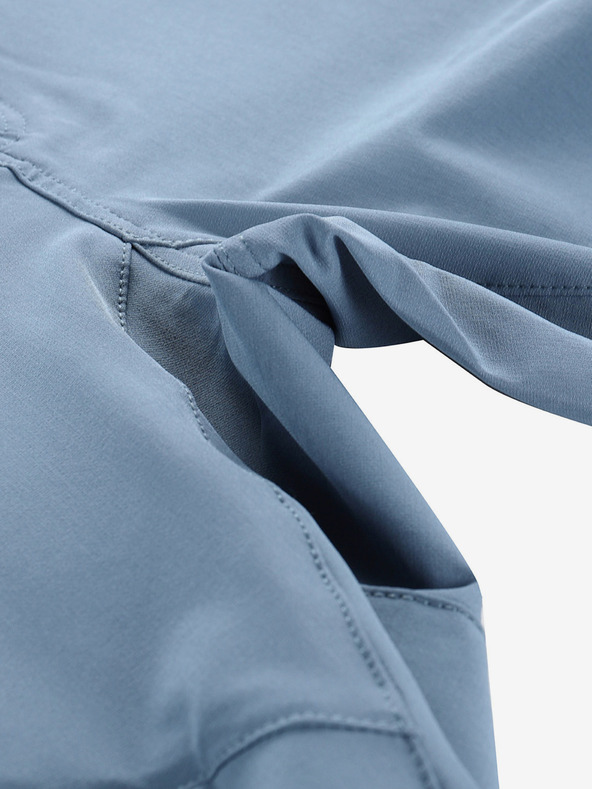 ALPINE PRO Pánske softshellové capri ALPINE PRO WEDER blue mirage