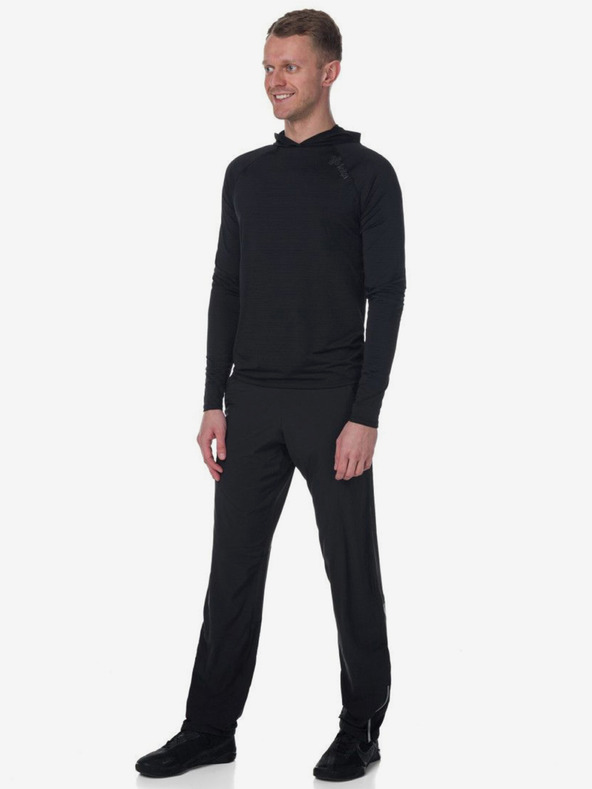 Kilpi Čierna pánska ľahká technická mikina Kilpi AILEEN-M