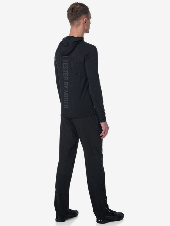 Kilpi Čierna pánska ľahká technická mikina Kilpi AILEEN-M