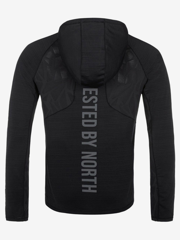 Kilpi Čierna pánska ľahká technická mikina Kilpi AILEEN-M