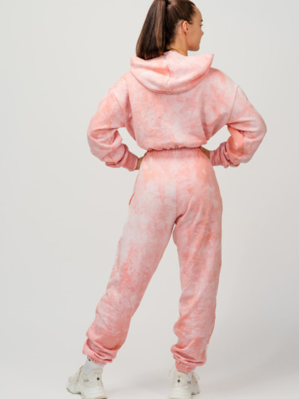 Nebbia Ružová NEBBIA Re-fresh dámska mikina s kapucňou Nebbia