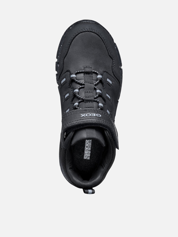 Geox Čierne chlapčenské členkové topánky Geox Flexyper B Abx