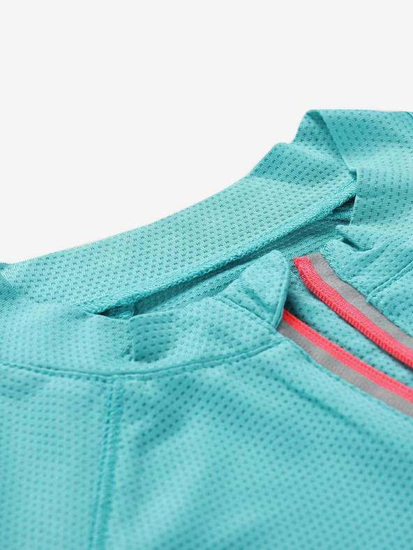 ALPINE PRO Alpine Pro zelené chlapčenské rýchloschnúce cyklistické tričko LATTERO