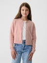 GAP Detský crop kardigán CashSoft GAP