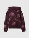 GAP Detská mikina s logom a fleece GAP