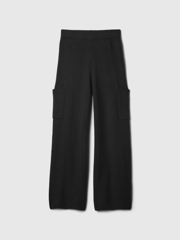 GAP Detské pletené cargo nohavice CashSoft GAP