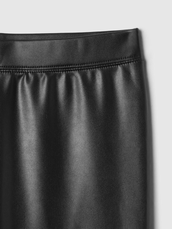 GAP Detské legíny z umelej kože GAP