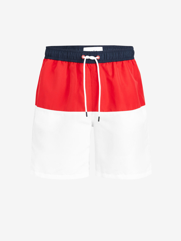Celio Bielo-červené pánske plavky Celio Biboardblo