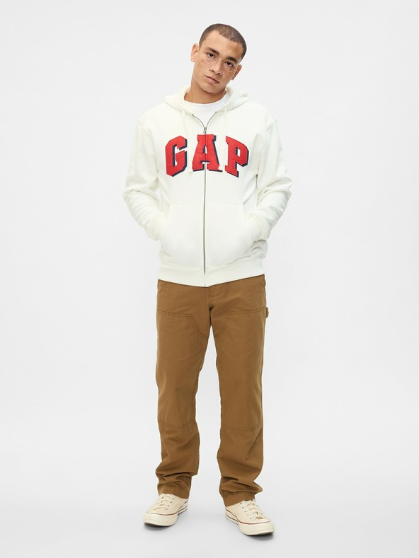 GAP Mikina s logom a fleece GAP
