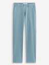 Celio Svetlomodré pánske chino nohavice Celio Tohenri