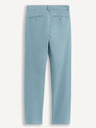 Celio Svetlomodré pánske chino nohavice Celio Tohenri