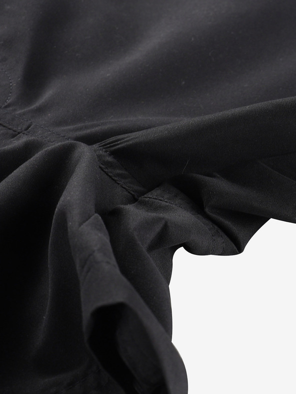 ALPINE PRO Pánske rýchloschnúce šortky ALPINE PRO JERAN čierne