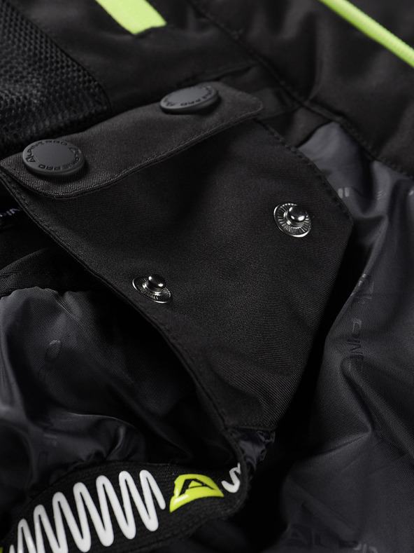 ALPINE PRO Pánska lyžiarska bunda s ptx membránou ALPINE PRO REAM čierna