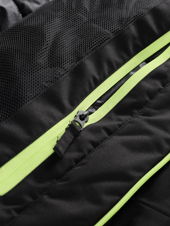 ALPINE PRO Pánska lyžiarska bunda s ptx membránou ALPINE PRO REAM čierna