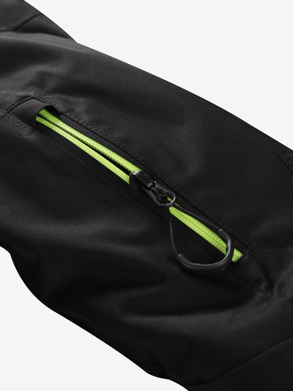 ALPINE PRO Pánska lyžiarska bunda s ptx membránou ALPINE PRO REAM čierna