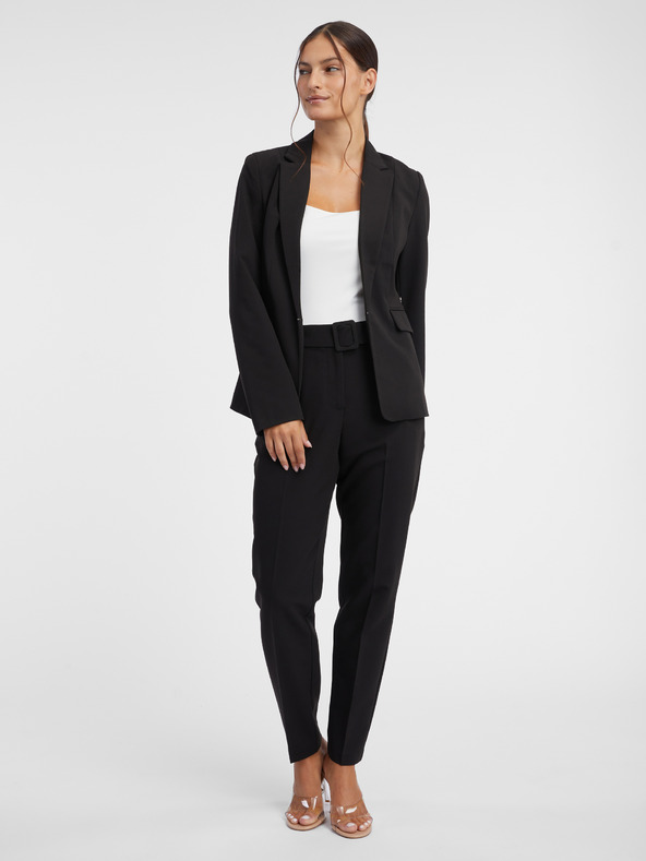 Orsay Čierne dámske nohavice ORSAY