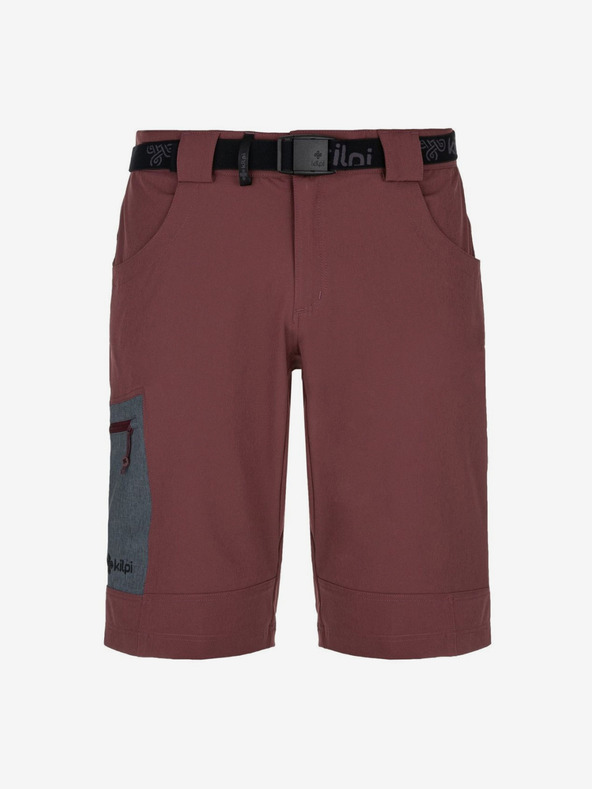 Kilpi Vínové pánske športové šortky Kilpi NAVIA
