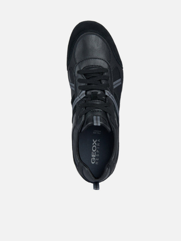 Geox Čierne pánske tenisky Geox Ravex
