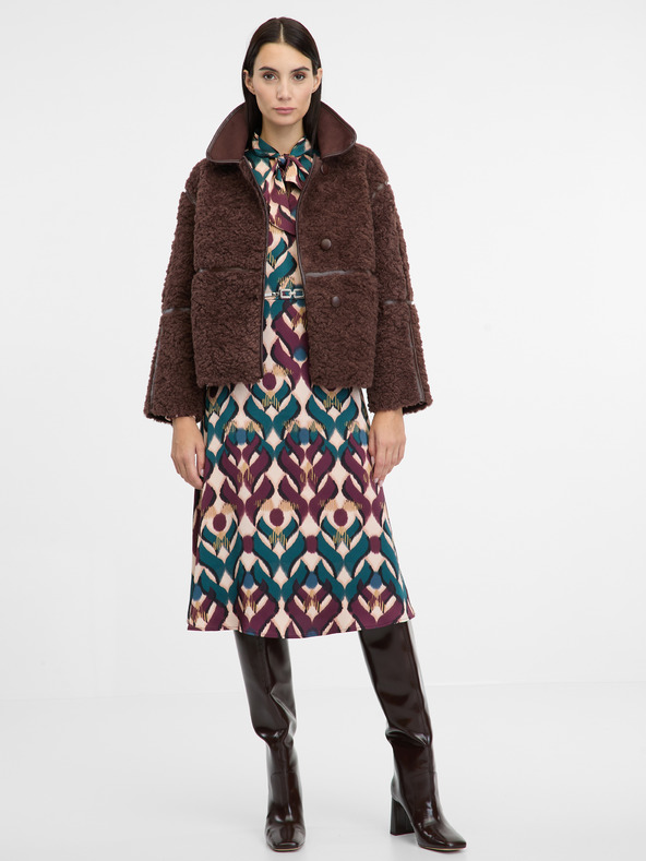 Orsay Hnedá dámska bunda ORSAY