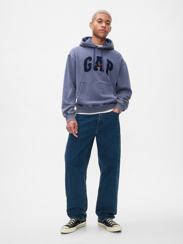 GAP Oversize mikina s logom Western GAP