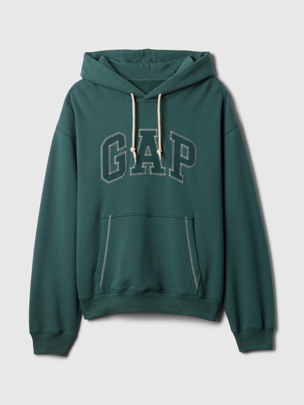 GAP Oversize mikina s logom Stitch GAP