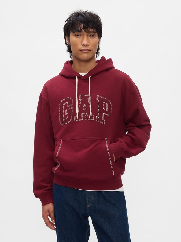 GAP Oversize mikina s logom Stitch GAP