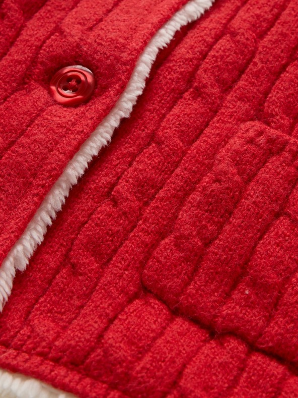 GAP Baby šerpa kardigan CashSoft GAP