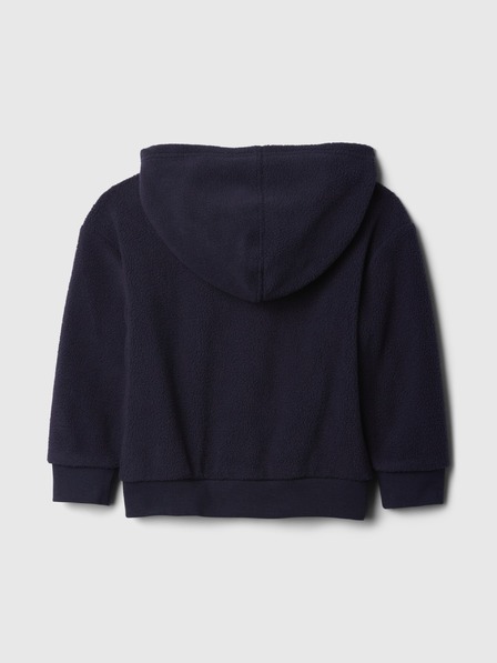GAP Baby fleeceová mikina s logom GAP