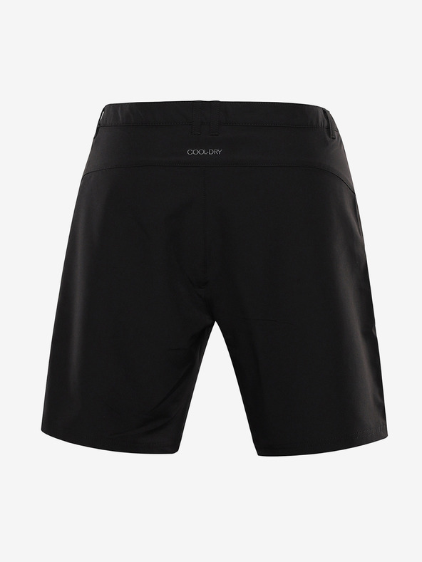 ALPINE PRO Pánske softshellové krátke nohavice ALPINE PRO BAK black