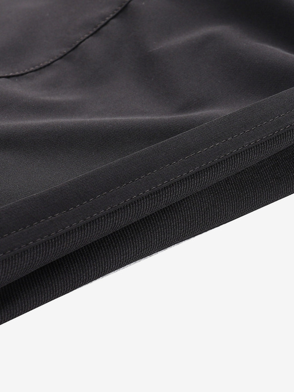 ALPINE PRO Pánske softshellové krátke nohavice ALPINE PRO BAK black