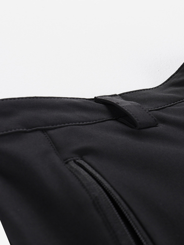 ALPINE PRO Pánske softshellové capri ALPINE PRO WEDER black