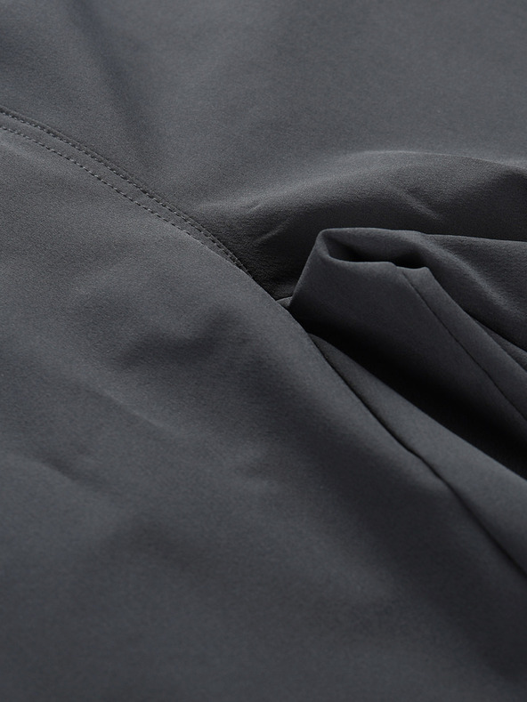 ALPINE PRO Pánske outdoorové šortky ALPINE PRO ZAMB dk.true sivá