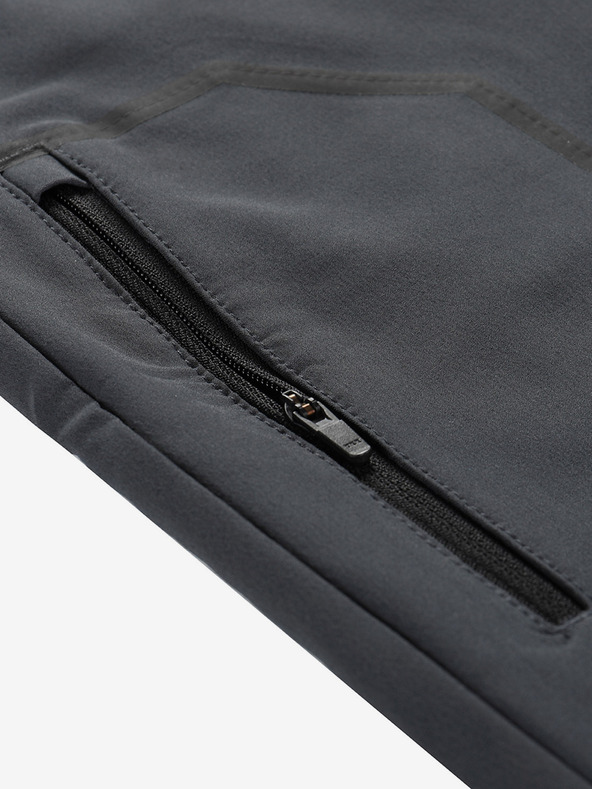 ALPINE PRO Pánske outdoorové šortky ALPINE PRO ZAMB dk.true sivá